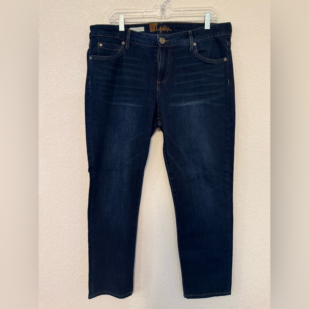 KUT from the Kloth Katy ankle straight jeans size 14